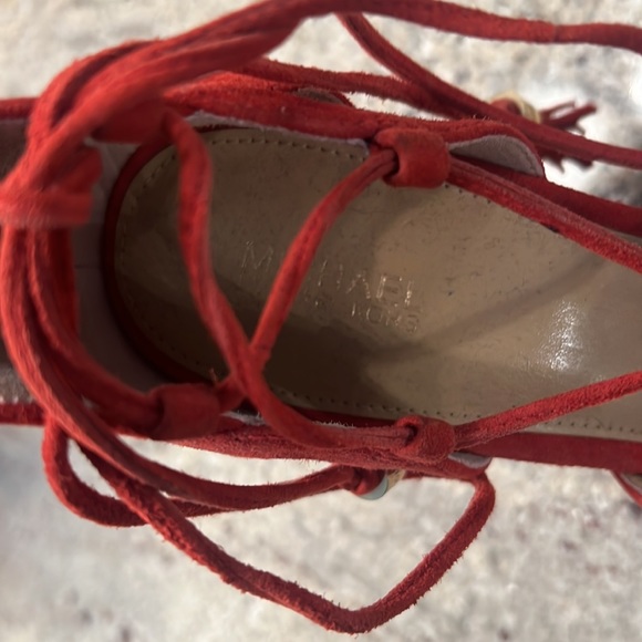 MK Lace Up Heels - Picture 3 of 7